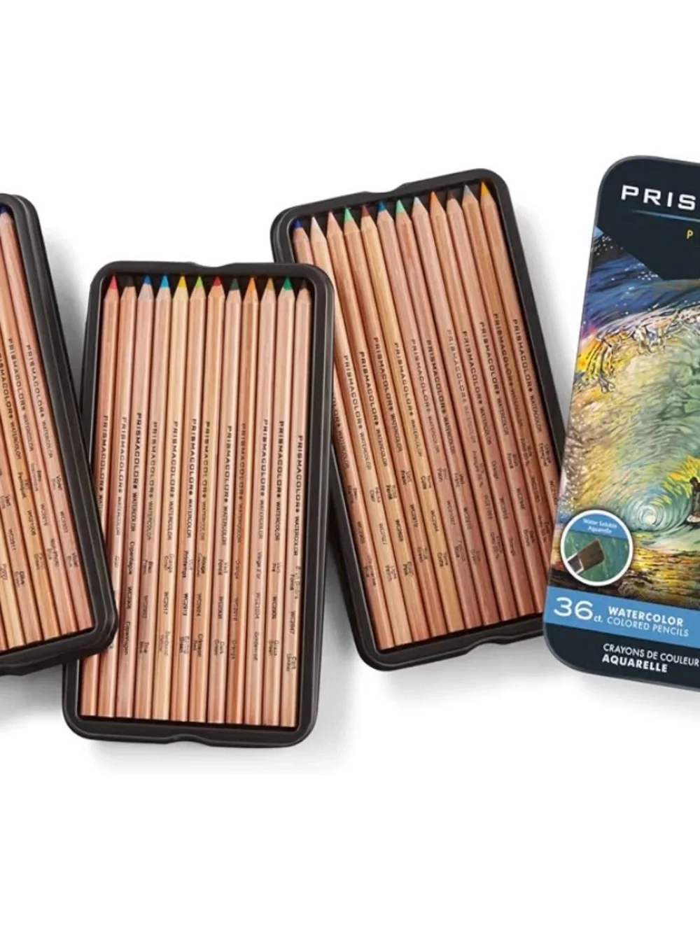 Prismacolor Premier Water Soluble Colored Pencils, Assorted Colors - (36 ct)